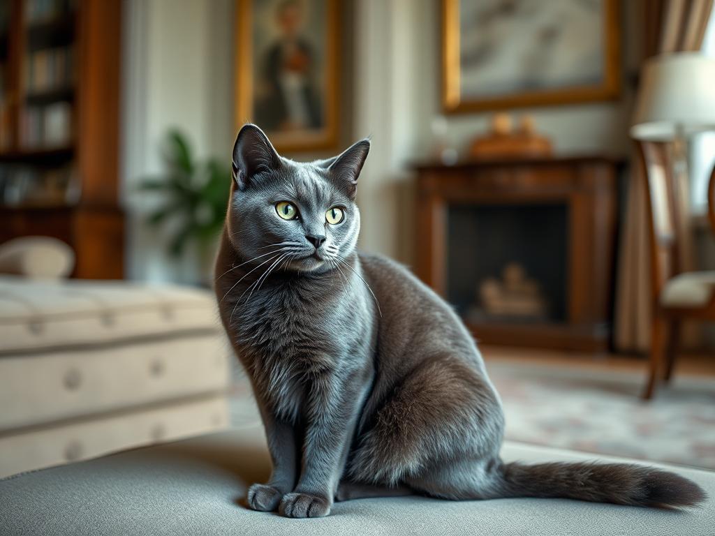 Russian Blue: The Elegant and Loyal Companion