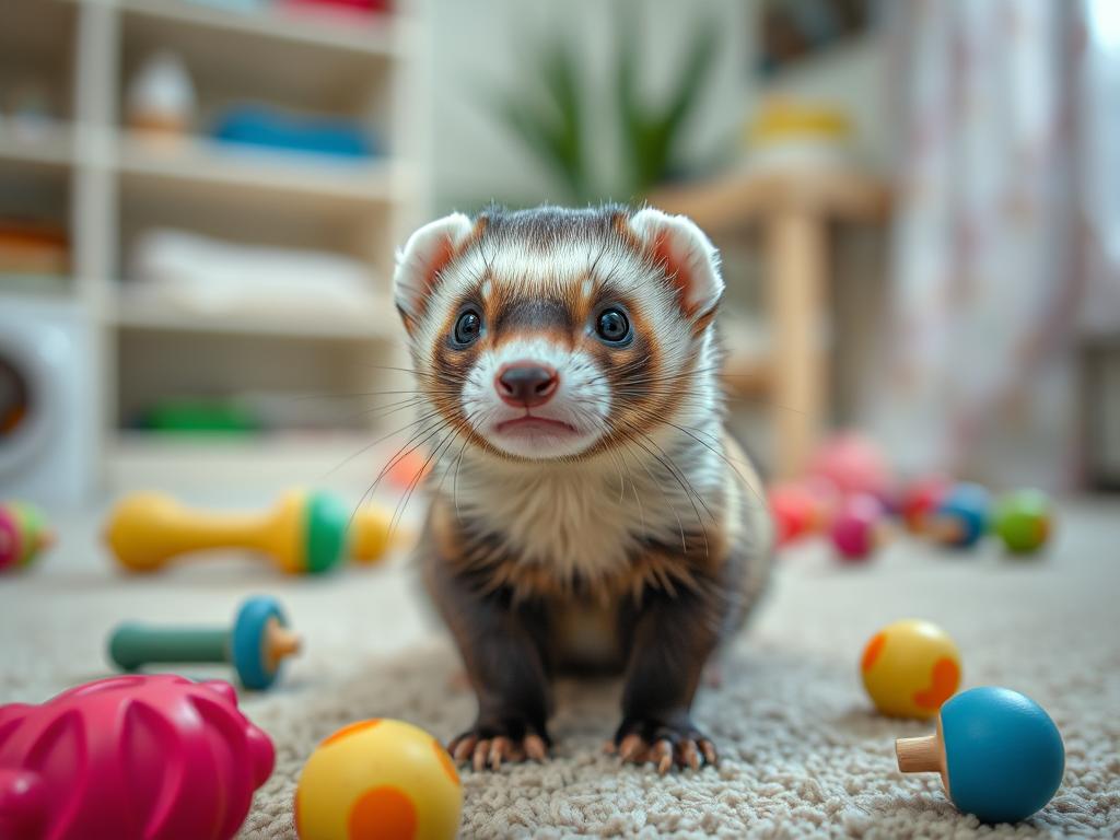 Ferrets: Playful and Curious