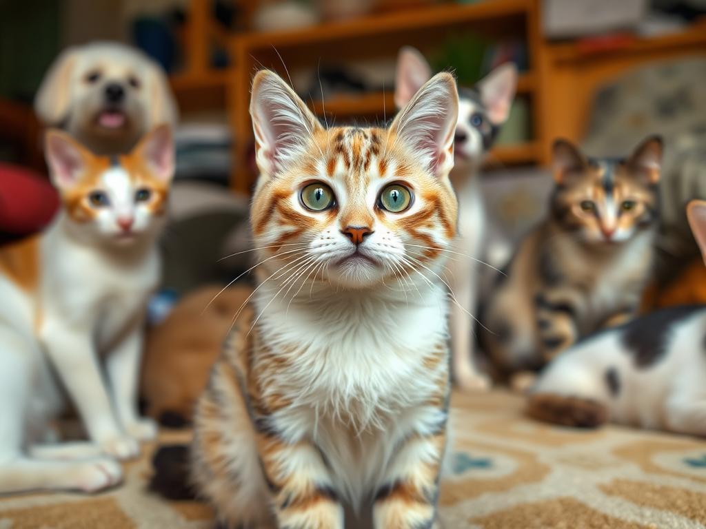 Balancing Multiple Pets with Hypoallergenic Cats