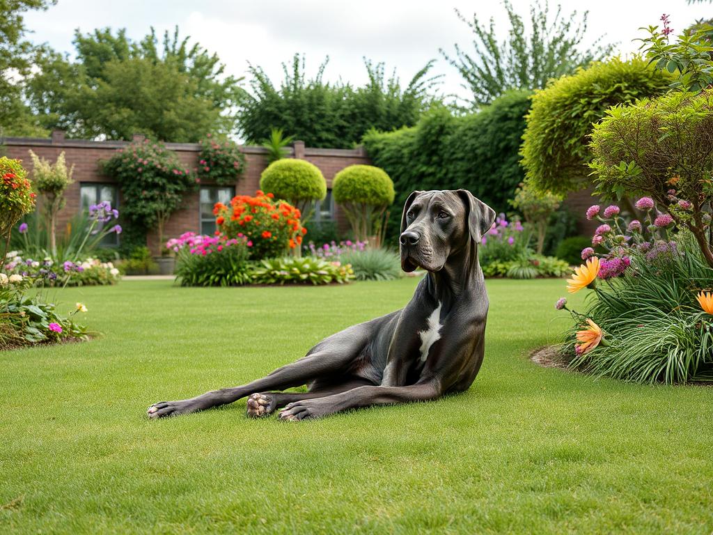 9. Great Danes: Gentle Giants with Big Hearts